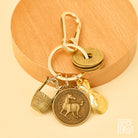 FuAttract Fortune Protection Energy Flow Chinese Zodiac Brass Keychain - Horse - image 6