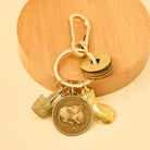FuAttract Fortune Protection Energy Flow Chinese Zodiac Brass Keychain - Rat - image 0