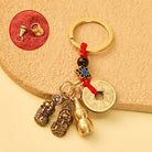 FuAttract Wealth Protection Pixiu Chinese Zodiac Brass Calabash Keychain - Pig - image 11