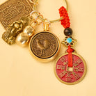 FuAttract Wealth Fortune Pixiu Chinese Zodiac Guardian Deity Calabash Cinnabar Keychain  - image 16