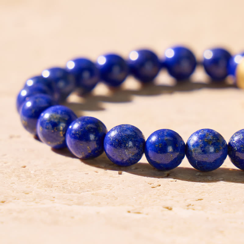 FuAttract Wishbeads Intuition & Truth – Lapis Lazuli Intention Bracelet - image 5