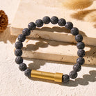 FuAttract Wishbeads Strength Protection – Lava Rock Intention Bracelet - image 3