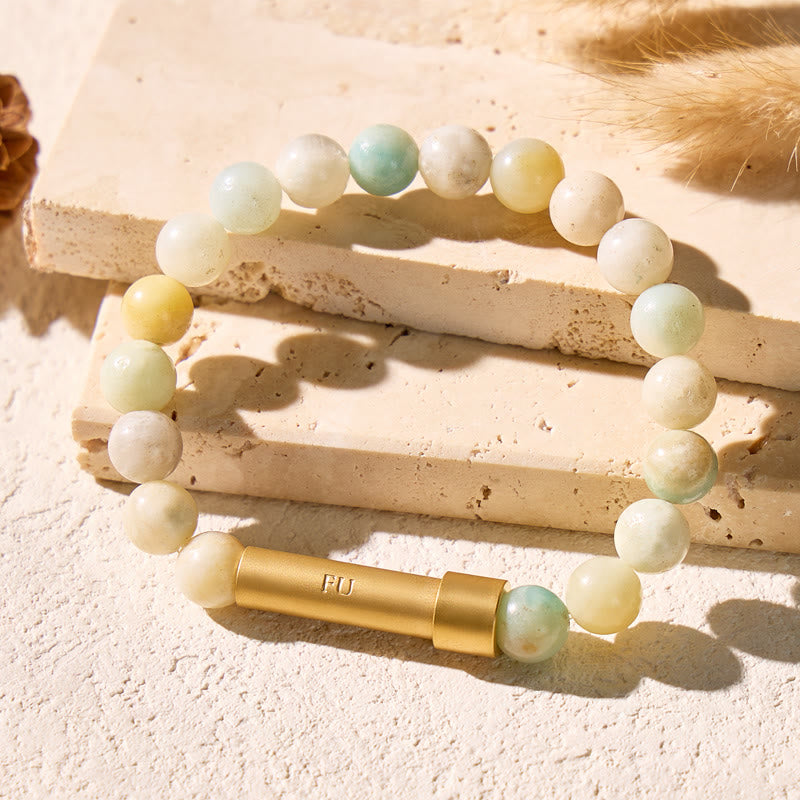 FuAttract Wishbeads Clarity & Balance – Amazonite Intention Bracelet - image 3