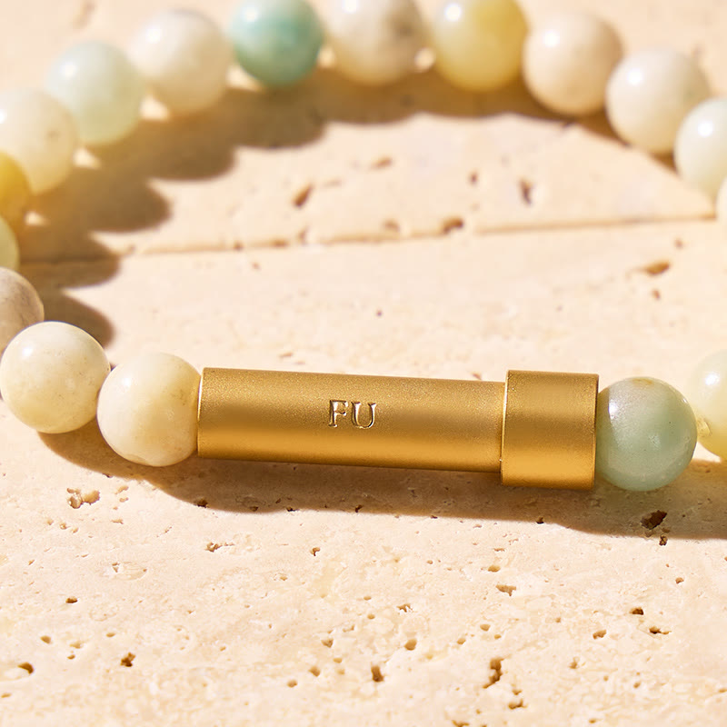 FuAttract Wishbeads Clarity & Balance – Amazonite Intention Bracelet - image 4