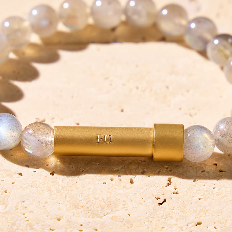 FuAttract Wishbeads Insight Protection Labradorite Intention Bracelet - image 4