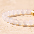 FuAttract Wishbeads Peace Balance – White Agate Intention Bracelet - image 5