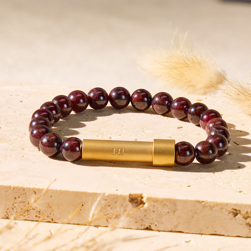 FuAttract Wishbeads Motivation Courage Energy Garnet Intention Bracelet - image 2