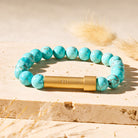 FuAttract Wishbeads Protection & Positive Energy – Turquoise Intention Bracelet - image 2