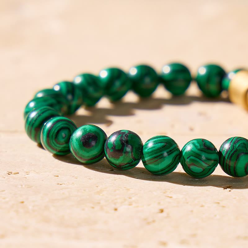 FuAttract Wishbeads Healing & Heart Energy – Malachite Intention Bracelet - image 5