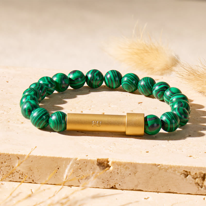 FuAttract Wishbeads Healing & Heart Energy – Malachite Intention Bracelet - image 2