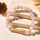 FuAttract Wishbeads Intuition & Growth – Purple Azeztulite Intention Bracelet - image 3