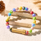 FuAttract Wishbeads Balance & Energy Flow – Seven Chakra Crystal Intention Bracelet - image 3