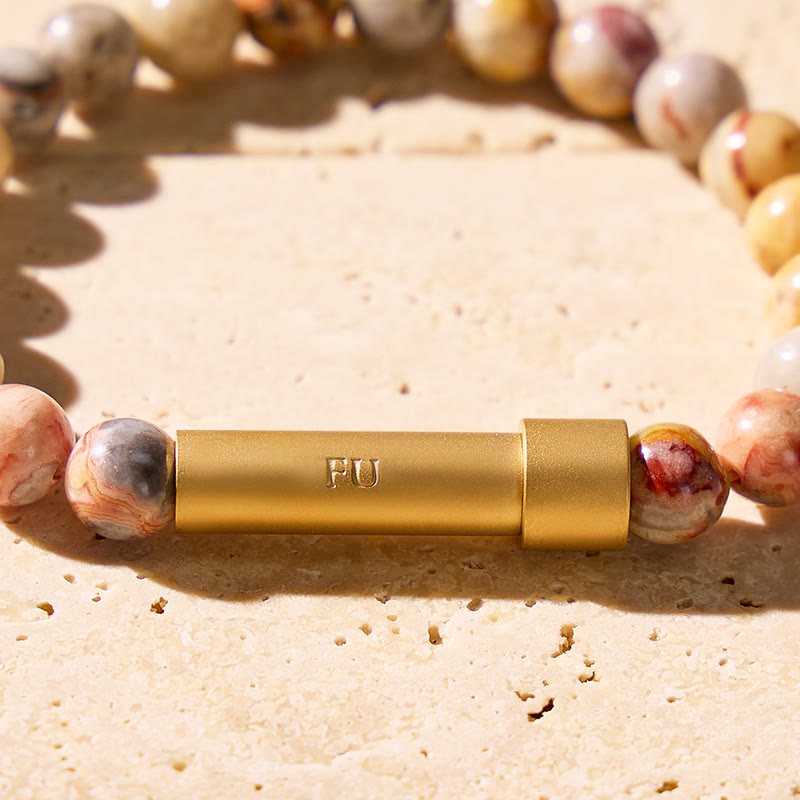 FuAttract Wishbeads Growth Balance Chrysanthemum Stone Intention Bracelet - image 4