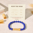 FuAttract Wishbeads Intuition & Truth – Lapis Lazuli Intention Bracelet - image 1