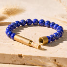 FuAttract Wishbeads Intuition & Truth – Lapis Lazuli Intention Bracelet - 8mm - image 0