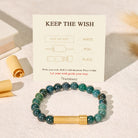 FuAttract Wishbeads Balance & Transformation – Moss Agate Intention Bracelet - image 1