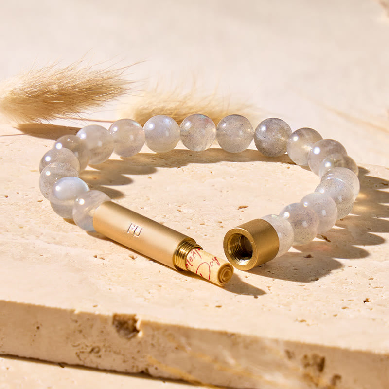 FuAttract Wishbeads Insight Protection Labradorite Intention Bracelet - Labradorite - image 0