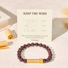 FuAttract Wishbeads Motivation Courage Energy Garnet Intention Bracelet - image 1