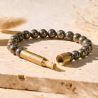 FuAttract Wishbeads Prosperity & Focus – Pyrite Intention Bracelet - 8mm - image 0