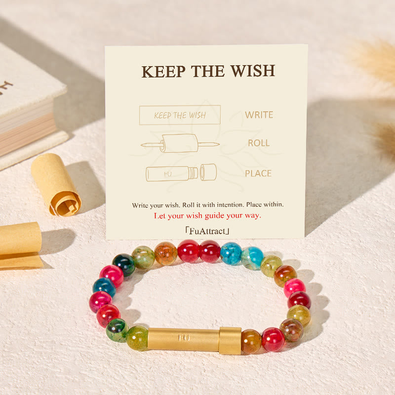 FuAttract Wishbeads Balance Protection – Tourmaline Intention Bracelet - image 1