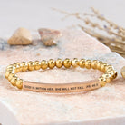 FuAttract God Is Within Her She Will Not Fail Ps. 46:5 Tube Bead Bracelet - Stainless Steel - Rose Gold - image 24