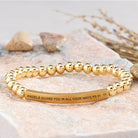 FuAttract Angels Guard You In All Your Ways Psalm 91:11 Tube Bead Bracelet - Stainless Steel - Gold - image 27