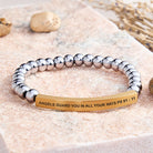 FuAttract Angels Guard You In All Your Ways Psalm 91:11 Tube Bead Bracelet - Hematite - Gold - image 39