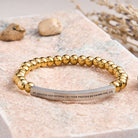FuAttract Be Anxious For Nothing Let Your Prayers Be Known Phil 4:6 Tube Bead Bracelet - Stainless Steel - Silver - image 25