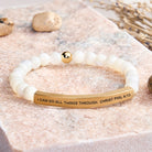 FuAttract I Can Do All Things Through Christ Phil 4:13 Tube Bead Bracelet - Moonstone - Gold - image 49