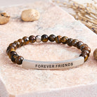 FuAttract Forever Friends Tube Bead Bracelet - Tiger's Eye - Silver - image 40