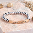 FuAttract Forever Friends Tube Bead Bracelet - Hematite - Rose Gold - image 36