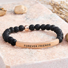 FuAttract Forever Friends Tube Bead Bracelet - Lava Rock - Rose Gold - image 32