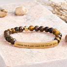 FuAttract I Know The Plans I Have For You Jer. 29:11 Tube Bead Bracelet - Tiger's Eye - Gold - image 41