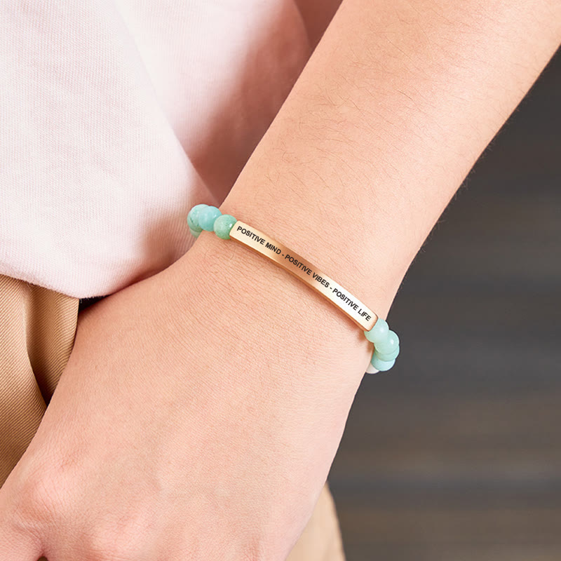 FuAttract Positive Mind - Positive Vibes - Positive Life Tube Bead Bracelet - image 4