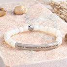 FuAttract Trust In The Lord With All Your Heart Prov 3:5 Tube Bead Bracelet - Moonstone - Silver - image 47