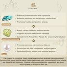 FuAttract Harmony Clarity Angel Numbers Amazonite Green Grape Serpentine Jade Pearl Bracelet - image 6