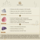 FuAttract Angel Numbers Inner Peace Bracelet – Clear Quartz Rose Quartz & Amethyst Healing Bracelet - image 7