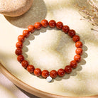FuAttract Red Jasper Bracelet – Stability Vitality & Inner Strength - 21cm - image 0