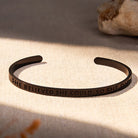 FuAttract She Believed She Could, So She Did Stainless Steel Engraved Bracelet - Black - Outside - image 8