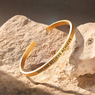 FuAttract Dream Believe Achieve Stainless Steel Engraved Bracelet - image 3