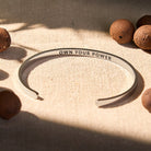 FuAttract Own Your Power Growth & Focus Stainless Steel Engraved Bracelet - image 1