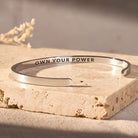 FuAttract Own Your Power Growth & Focus Stainless Steel Engraved Bracelet - image 2