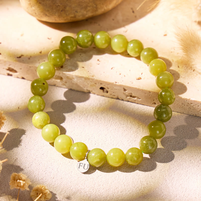FuAttract Green Grape Serpentine Jade Bracelet – Grow Into Your Best Self - image 1