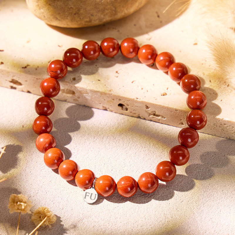 FuAttract Red Jasper Bracelet – Stability Vitality & Inner Strength - image 1