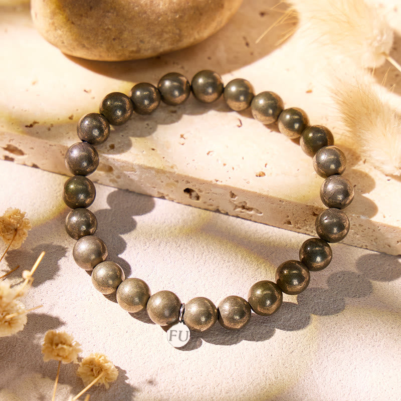 FuAttract Pyrite Stone Bracelet - Where Inner Radiance Awakens - image 1