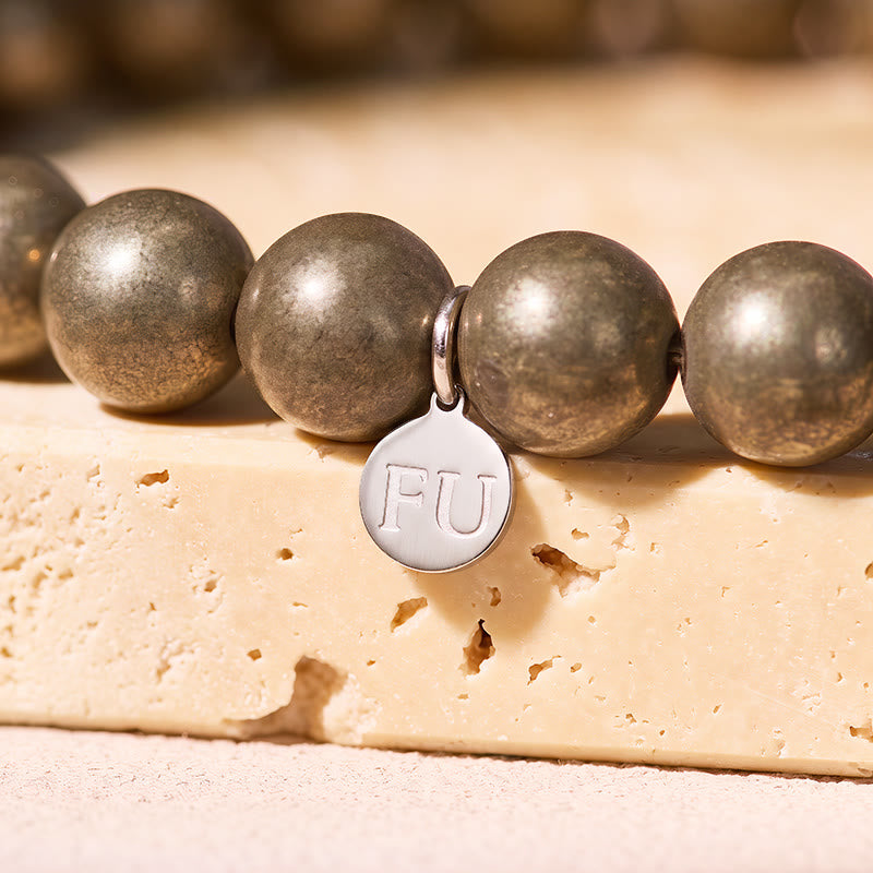 FuAttract Pyrite Stone Bracelet - Where Inner Radiance Awakens - image 3