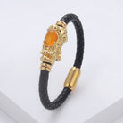 FuAttract Courage & Wealth & Protection Crystal Pixiu Leather Bracelet - Red Agate - 23cm - image 12