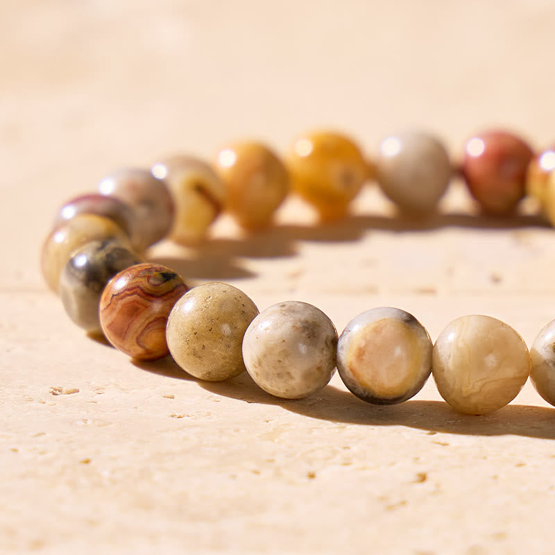 FuAttract Wishbeads Growth Balance Chrysanthemum Stone Intention Bracelet - image 5