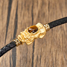 FuAttract Courage & Wealth & Protection Crystal Pixiu Leather Bracelet - image 4