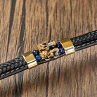 FuAttract Wealth & Protective Energy Pixiu Stainless Steel Leather Bracelet - image 4